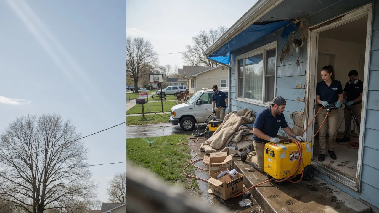 Basement Flood Cleanup in De Soto, IA near me